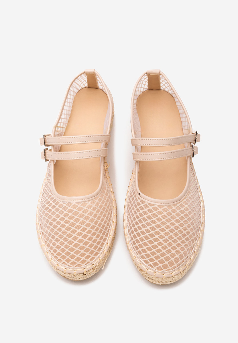 Beżowe espadryle damskie Nikia