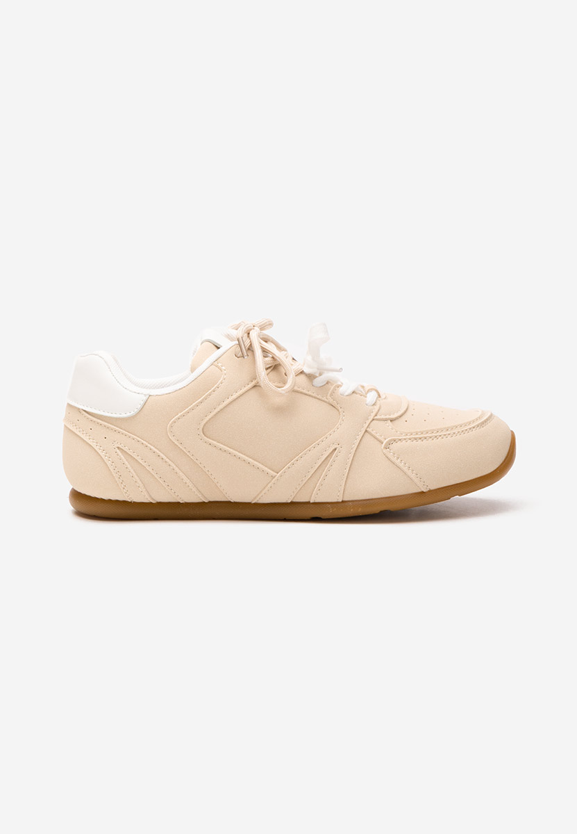 Beżowe sneakersy damskie Victorya