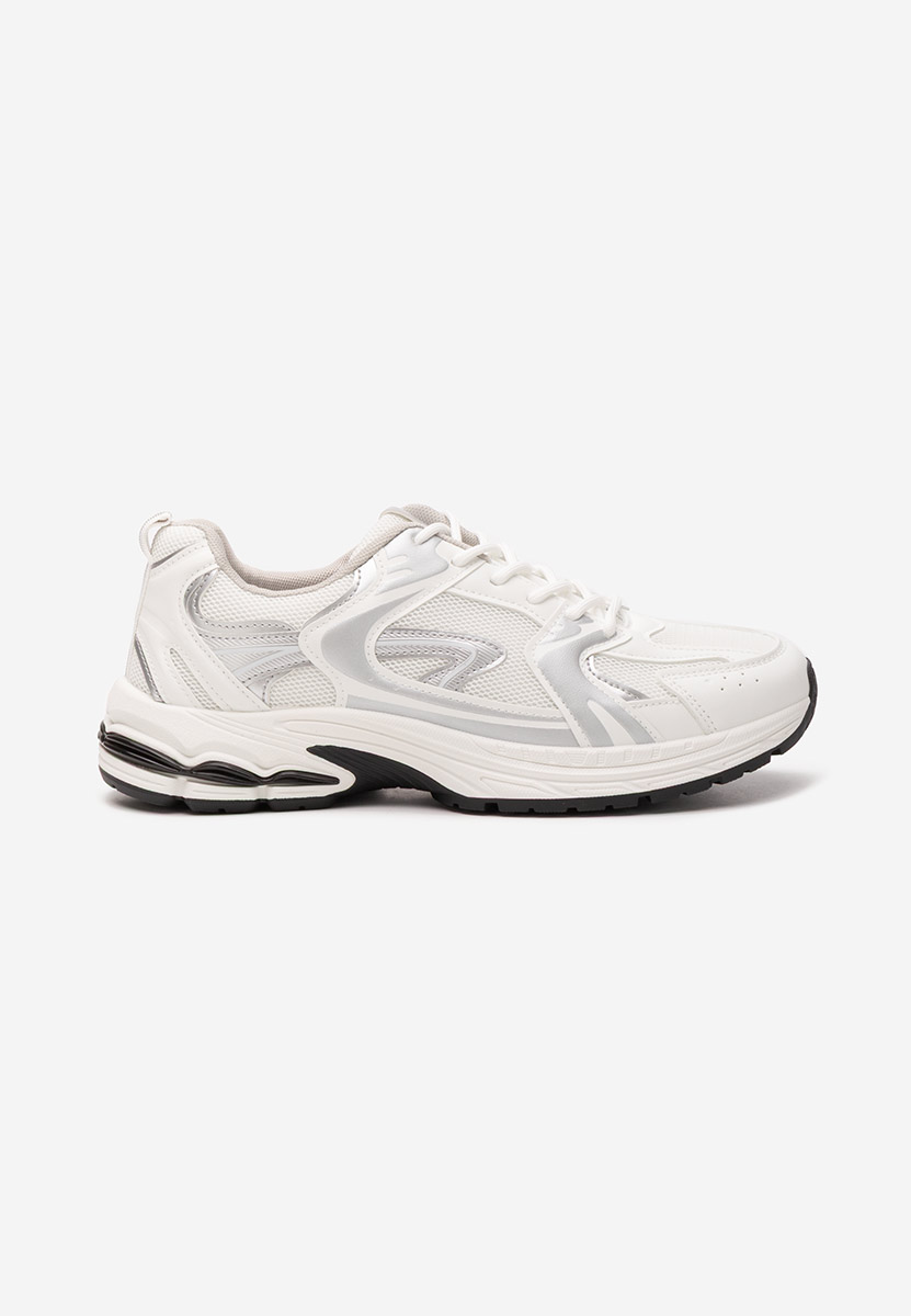 Srebrne sneakersy damskie Avrila