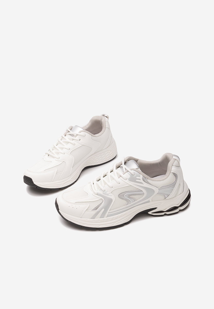 Srebrne sneakersy damskie Avrila