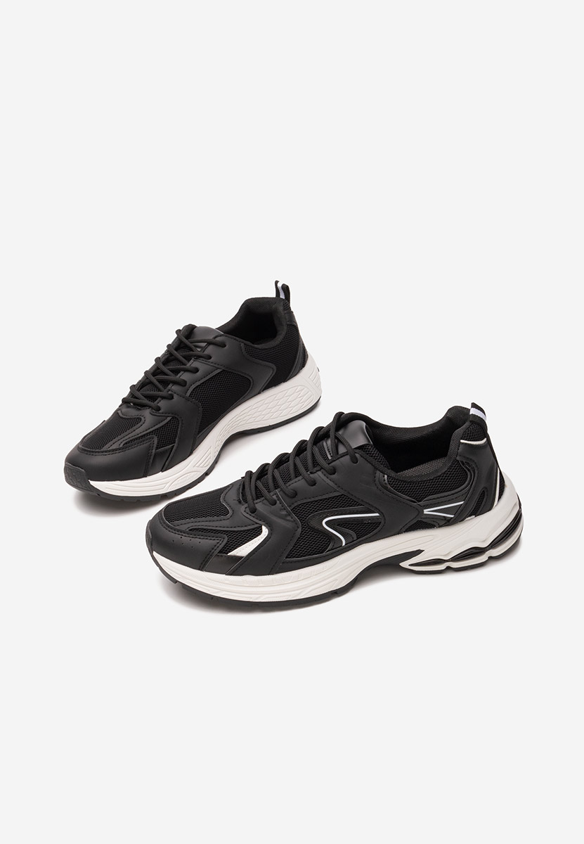 Czarne sneakersy damskie Claria