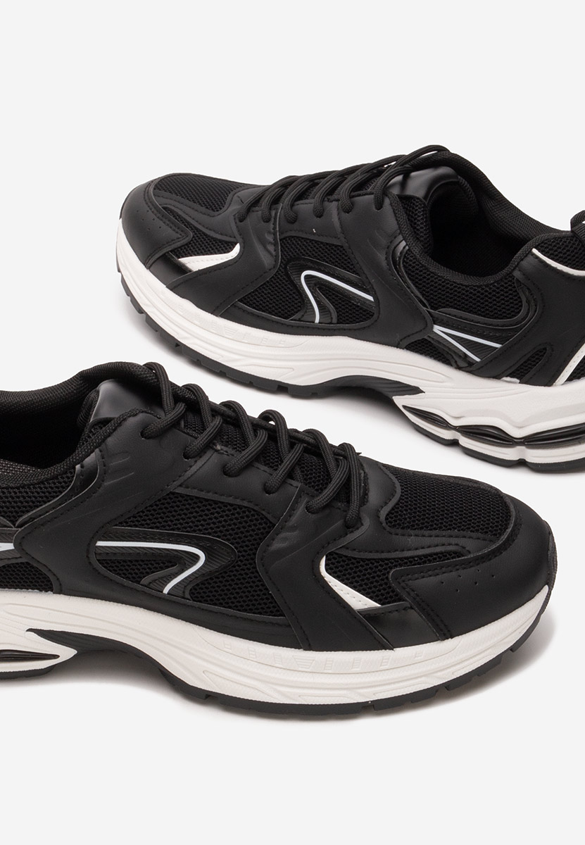 Czarne sneakersy damskie Claria