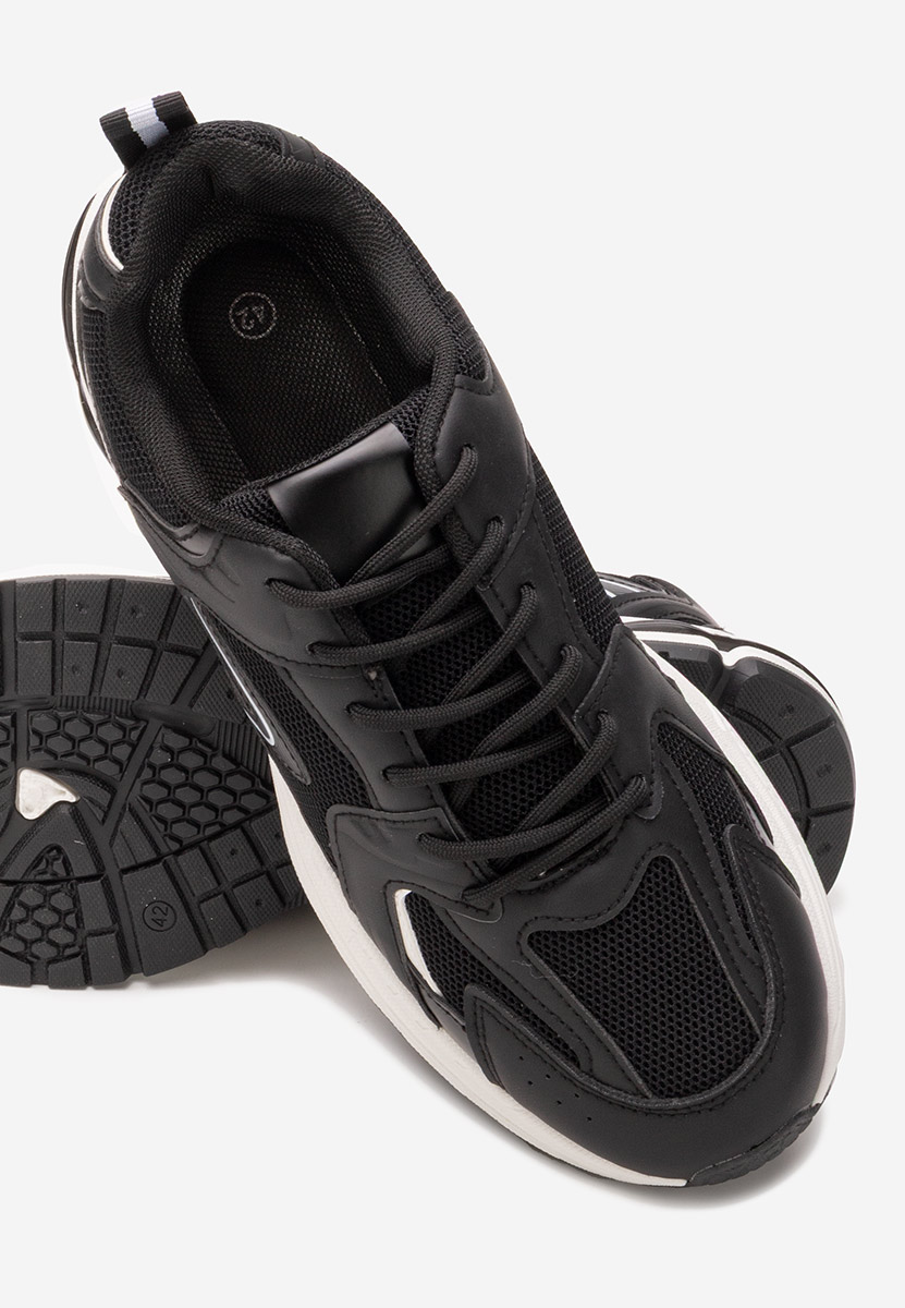Czarne sneakersy damskie Claria