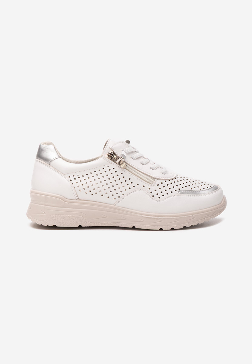 Białe sneakersy damskie Vernisa