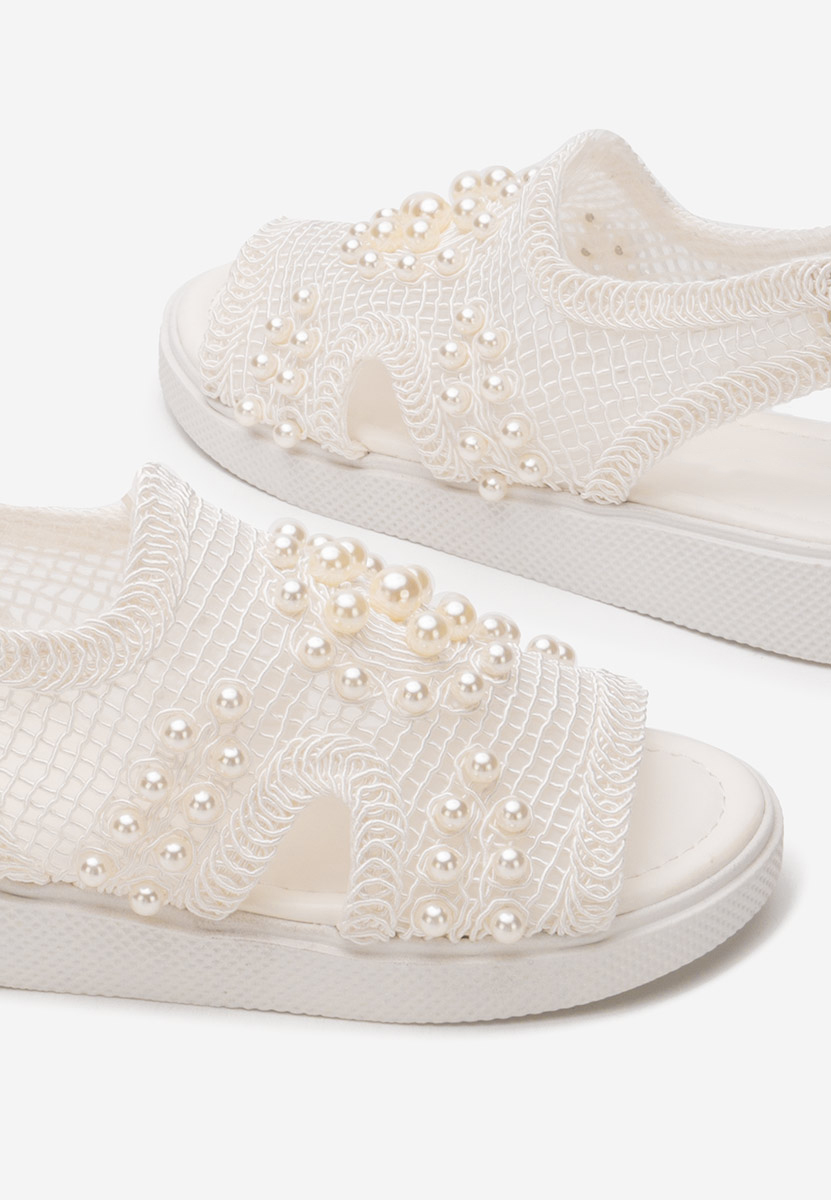 Białe sandały damskie Marisea