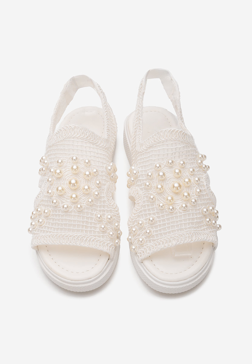 Białe sandały damskie Marisea