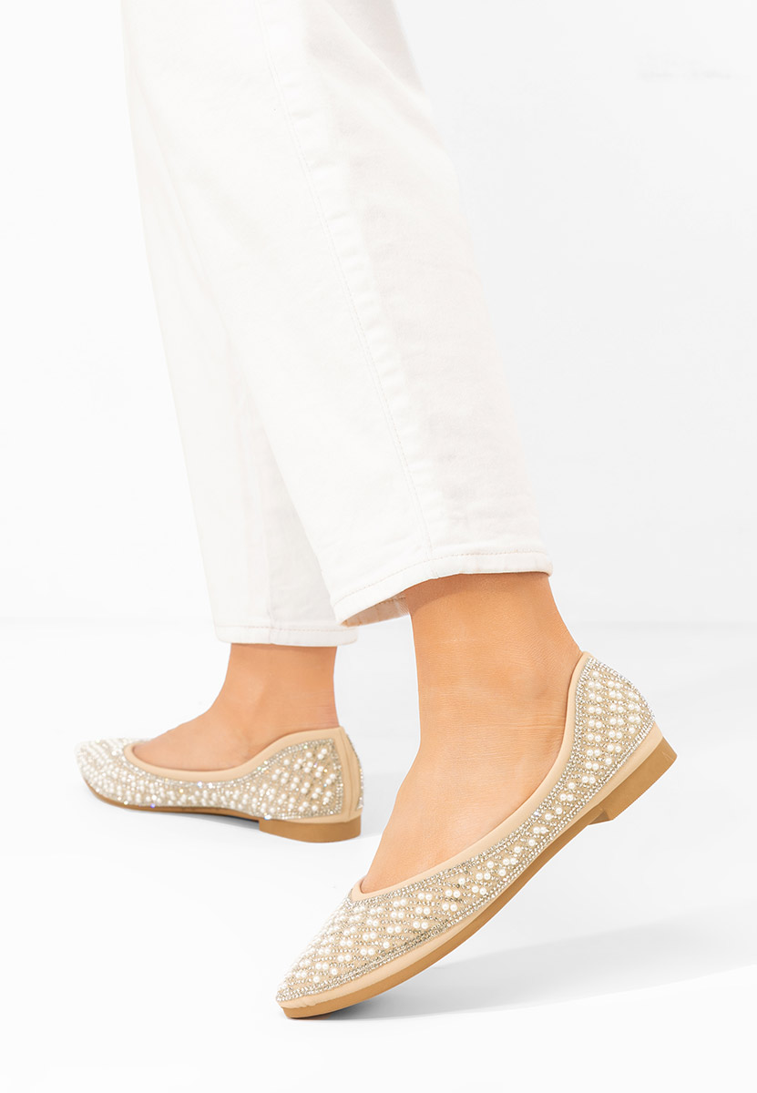 Różowe eleganckie baleriny Charity