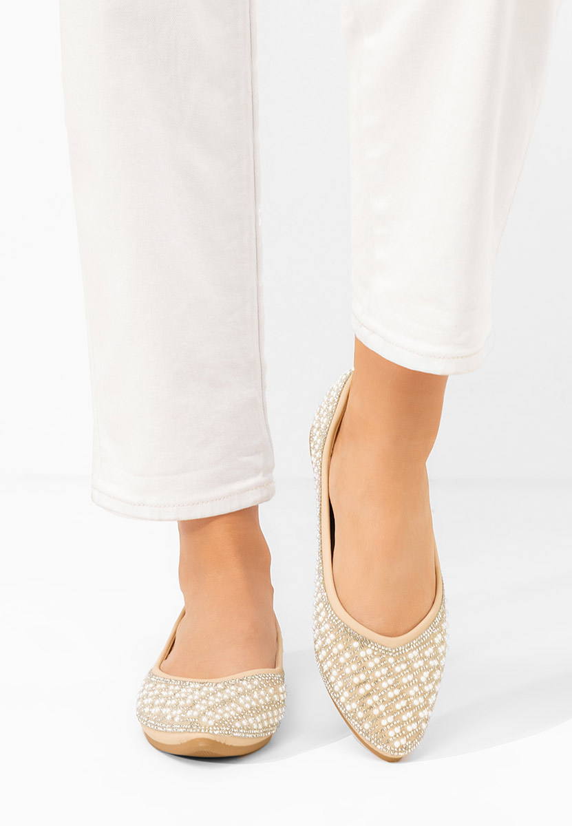 Różowe eleganckie baleriny Charity