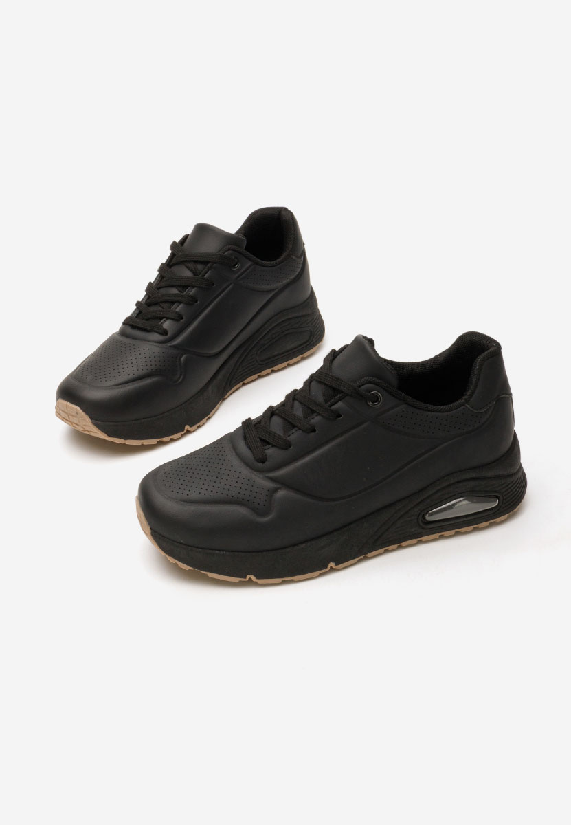 Czarne sneakersy damskie Janita