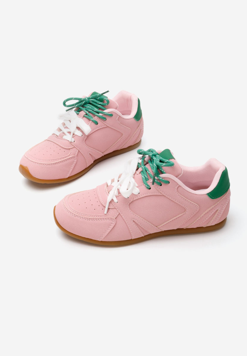 Różowe sneakersy damskie Victorya