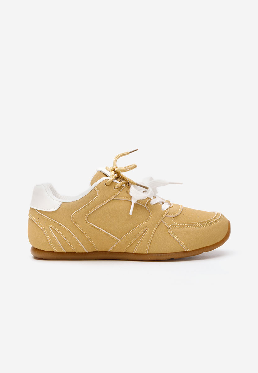 Żółte sneakersy damskie Victorya