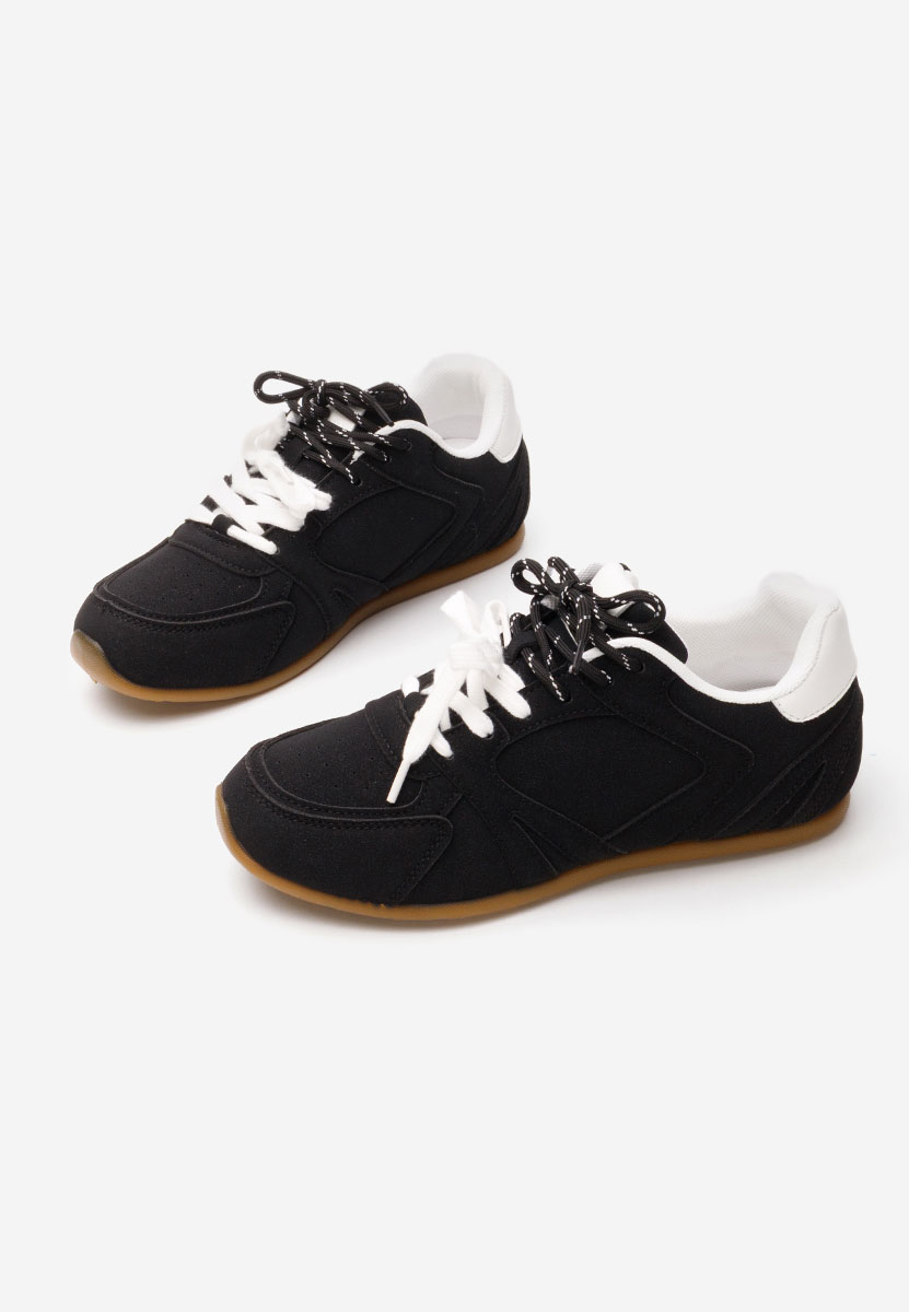 Czarne sneakersy damskie Victorya
