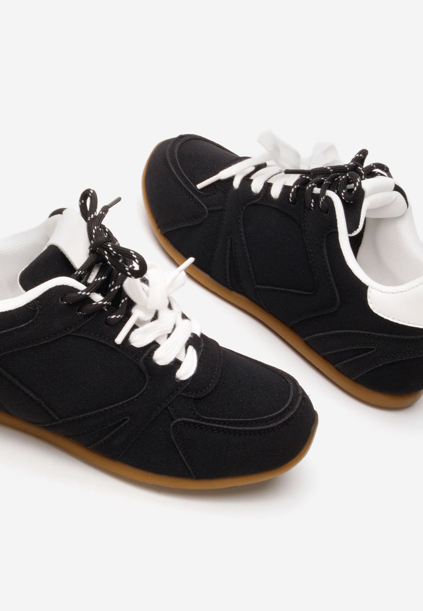 Czarne sneakersy damskie Victorya