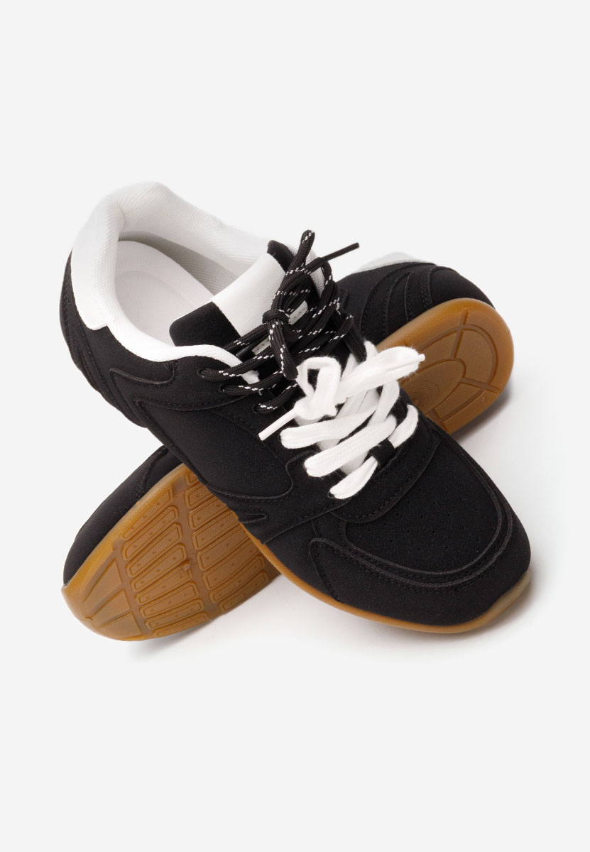 Czarne sneakersy damskie Victorya