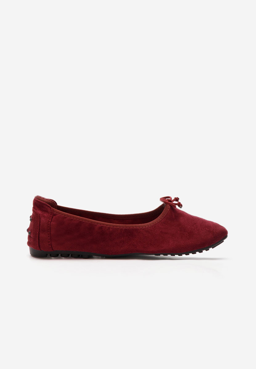  baleriny damskie Amania V2 bordo