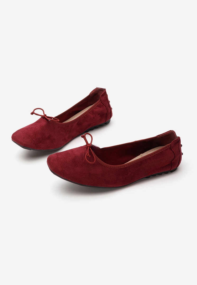  baleriny damskie Amania V2 bordo