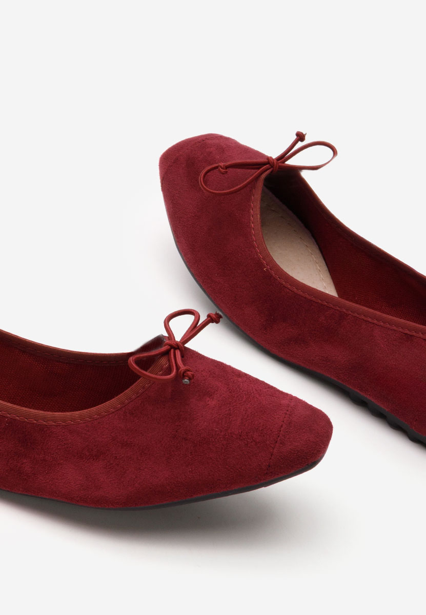  baleriny damskie Amania V2 bordo