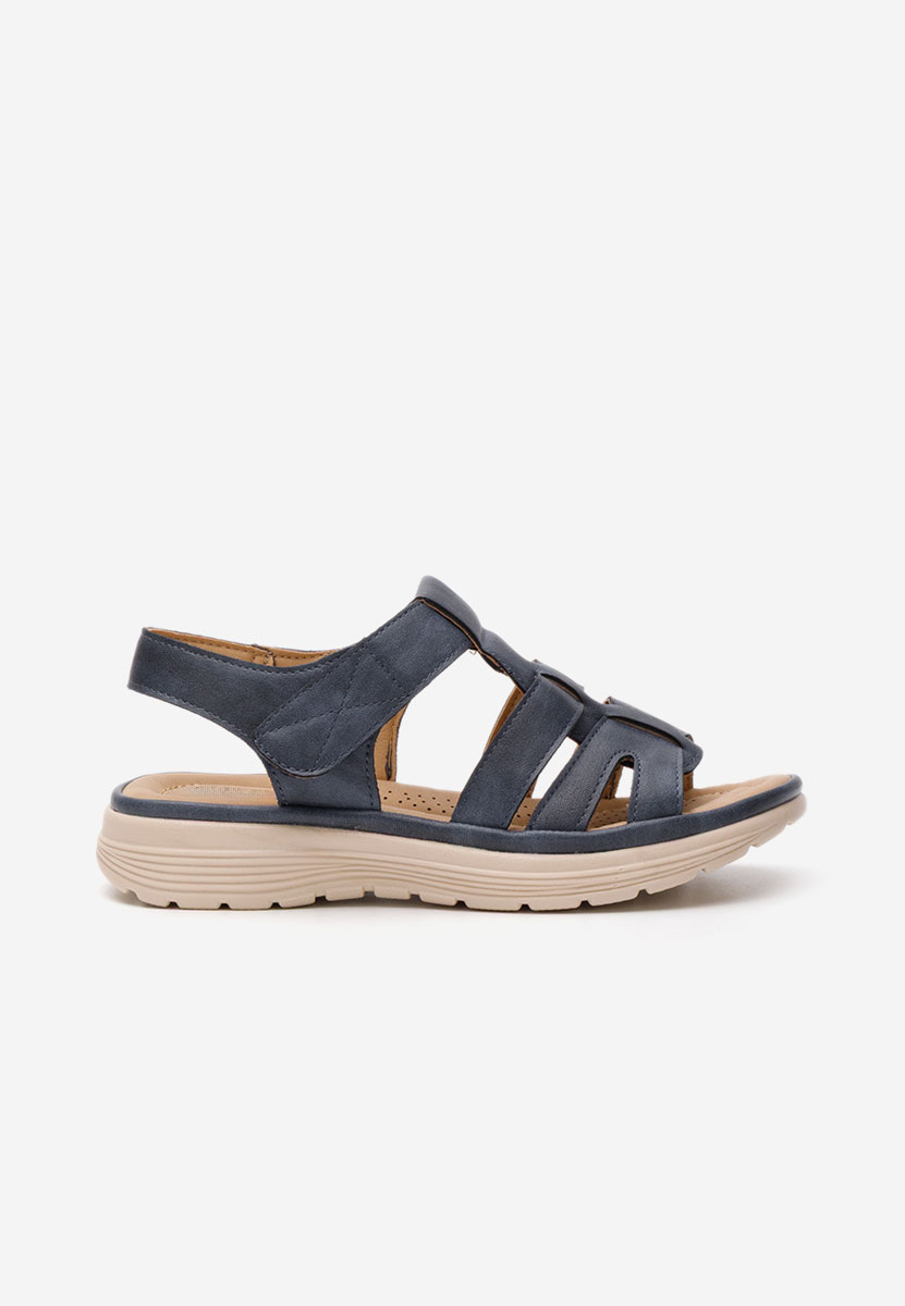 Niebieskie sandały damskie Shemina