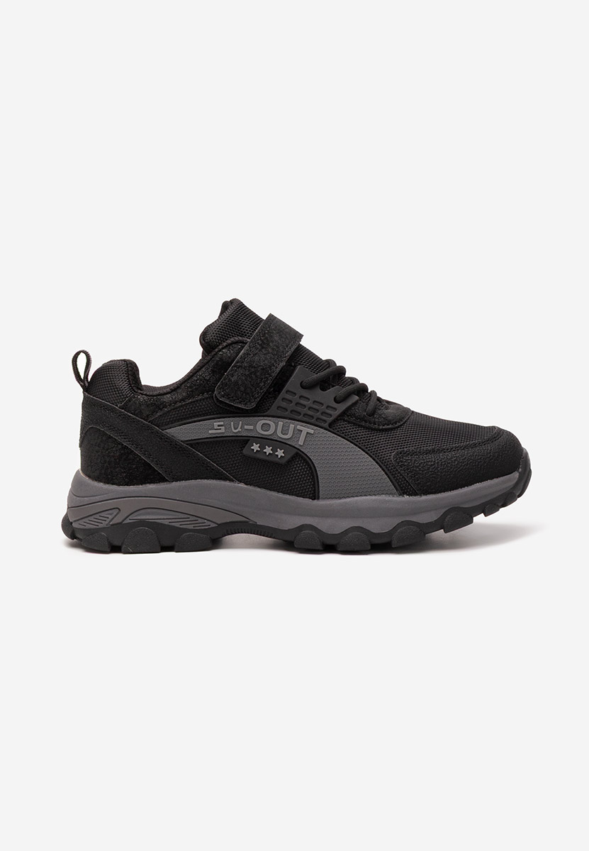 Czarne sneakersy chłopięce Waffle