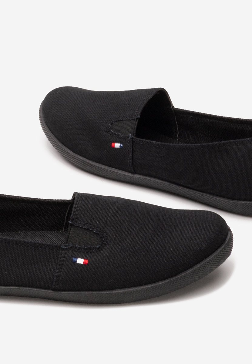 Czarne espadryle damskie Jeanyne V2