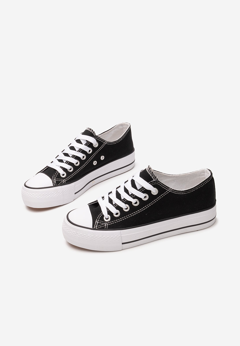 Czarne trampki damskie Vanessa V9 Czarne trampki damskie Vanessa V9