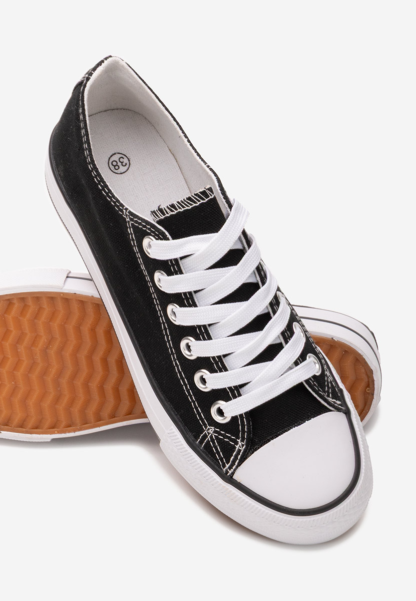 Czarne trampki damskie Vanessa V9 Czarne trampki damskie Vanessa V9