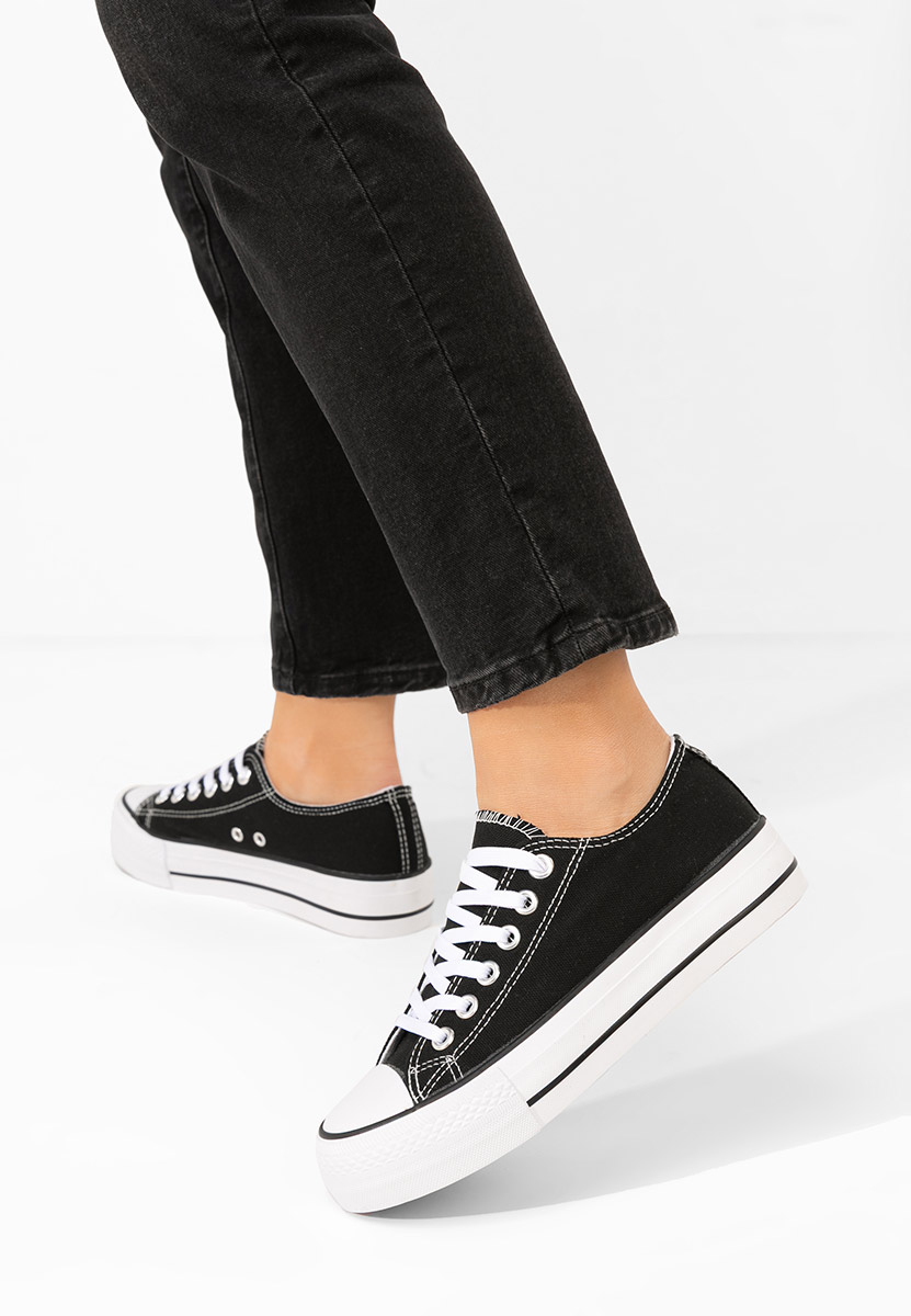 Czarne trampki damskie Vanessa V9 Czarne trampki damskie Vanessa V9