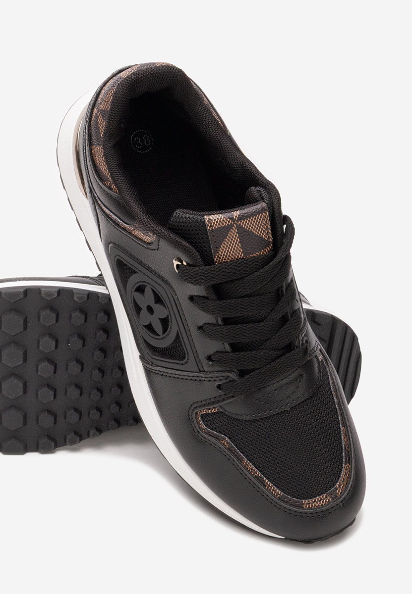 Czarne sneakersy damskie Anneliesa