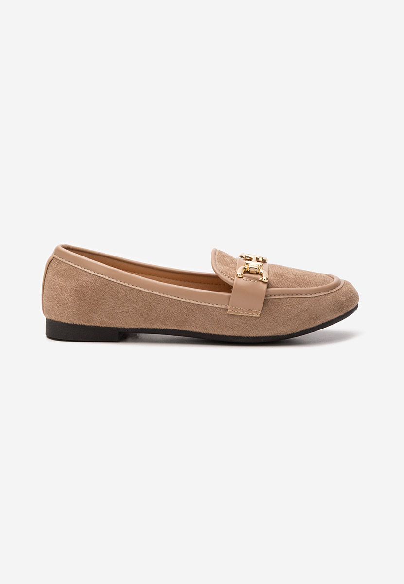Khaki mokasyny damskie Maribel