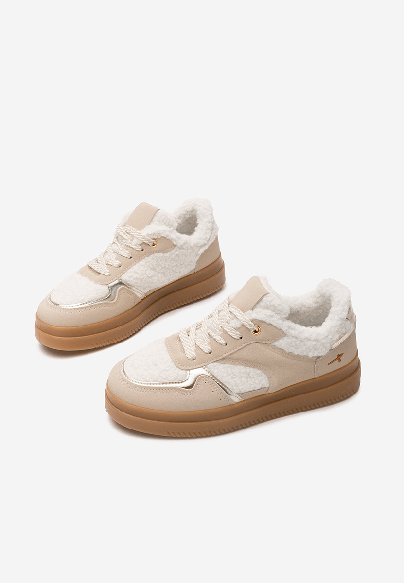Beżowe sneakersy damskie Maisie