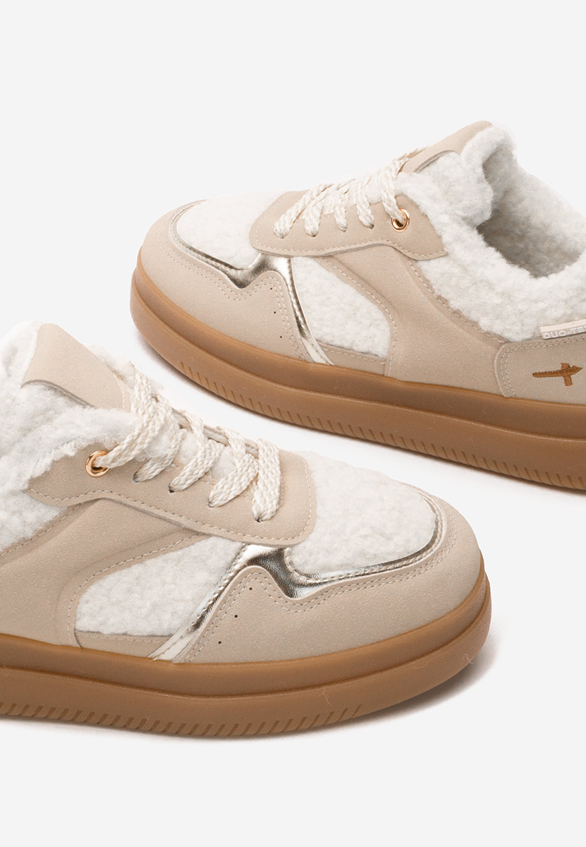 Beżowe sneakersy damskie Maisie