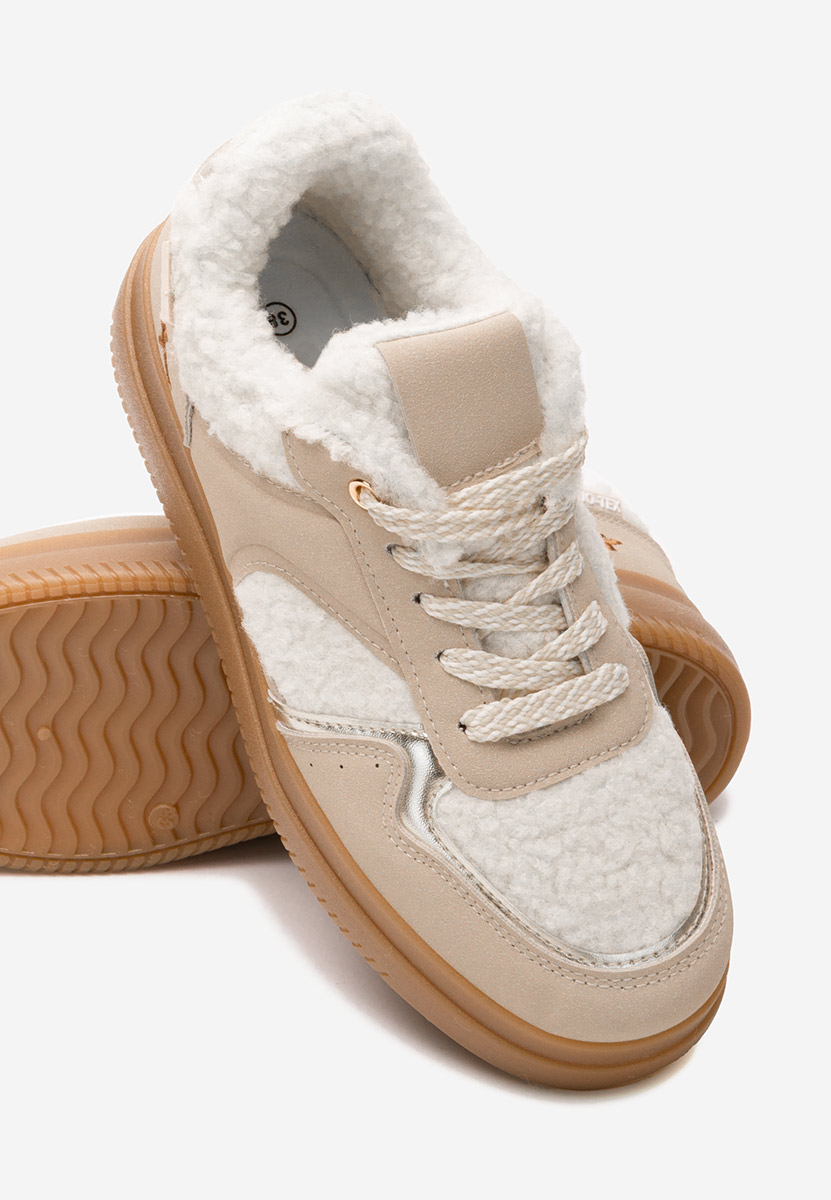 Beżowe sneakersy damskie Maisie