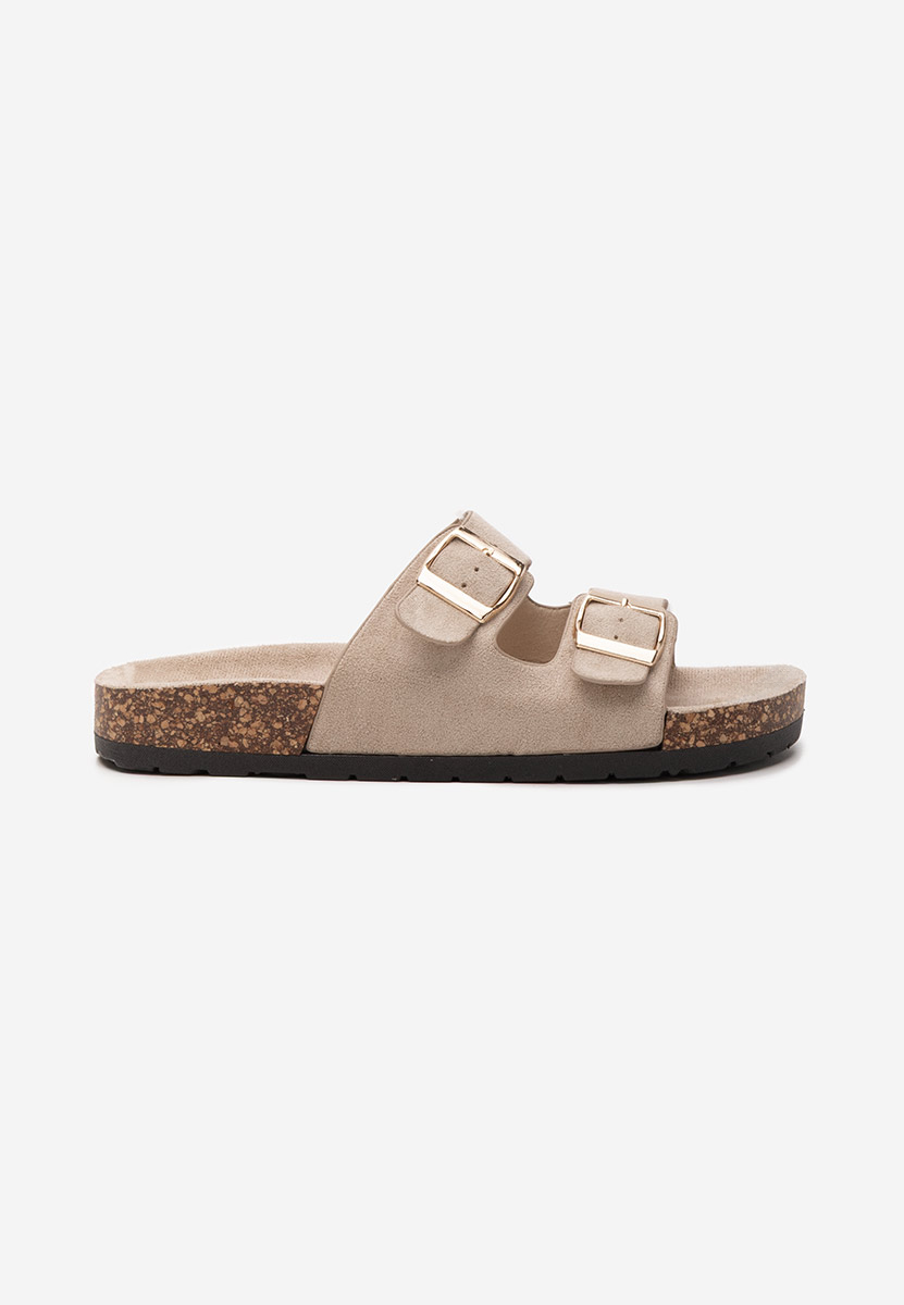 Khaki klapki damskie Roscelin V3