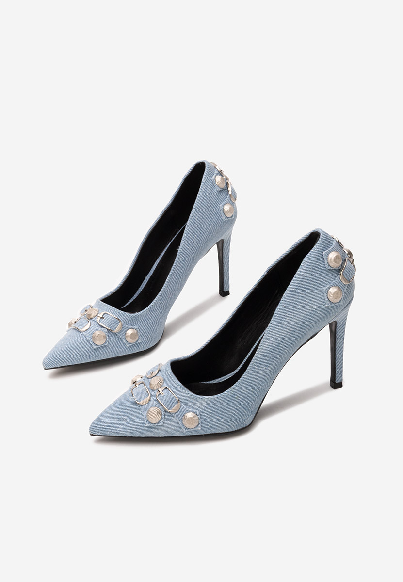 Niebieskie szpilki Supreme