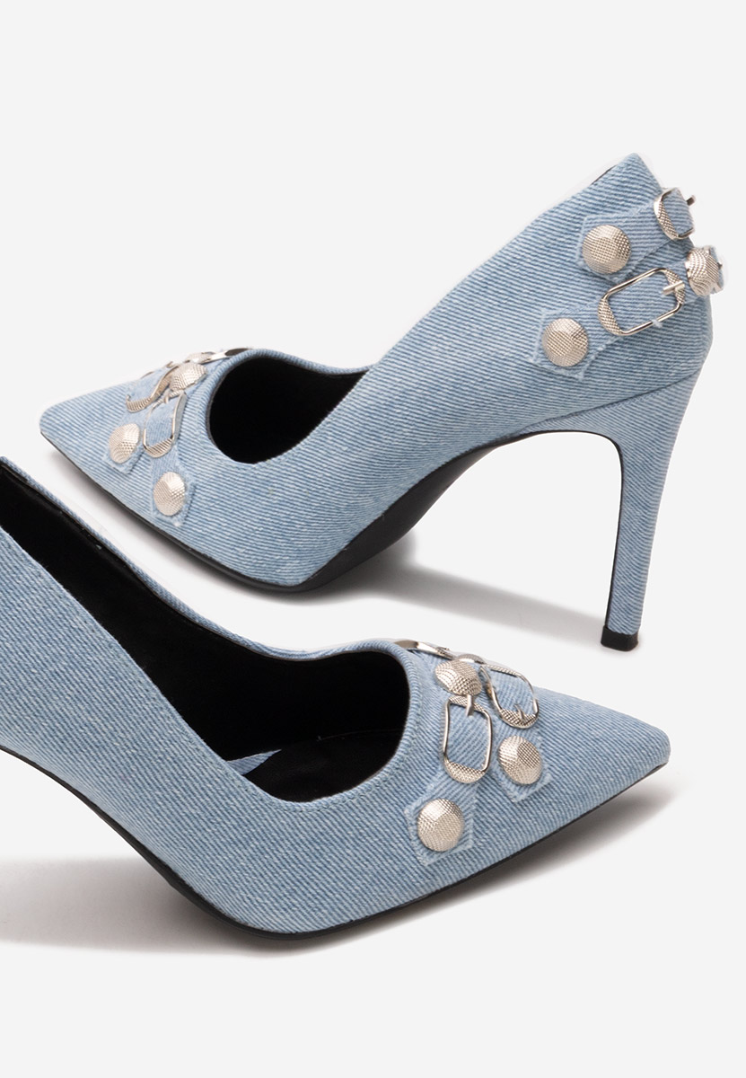 Niebieskie szpilki Supreme