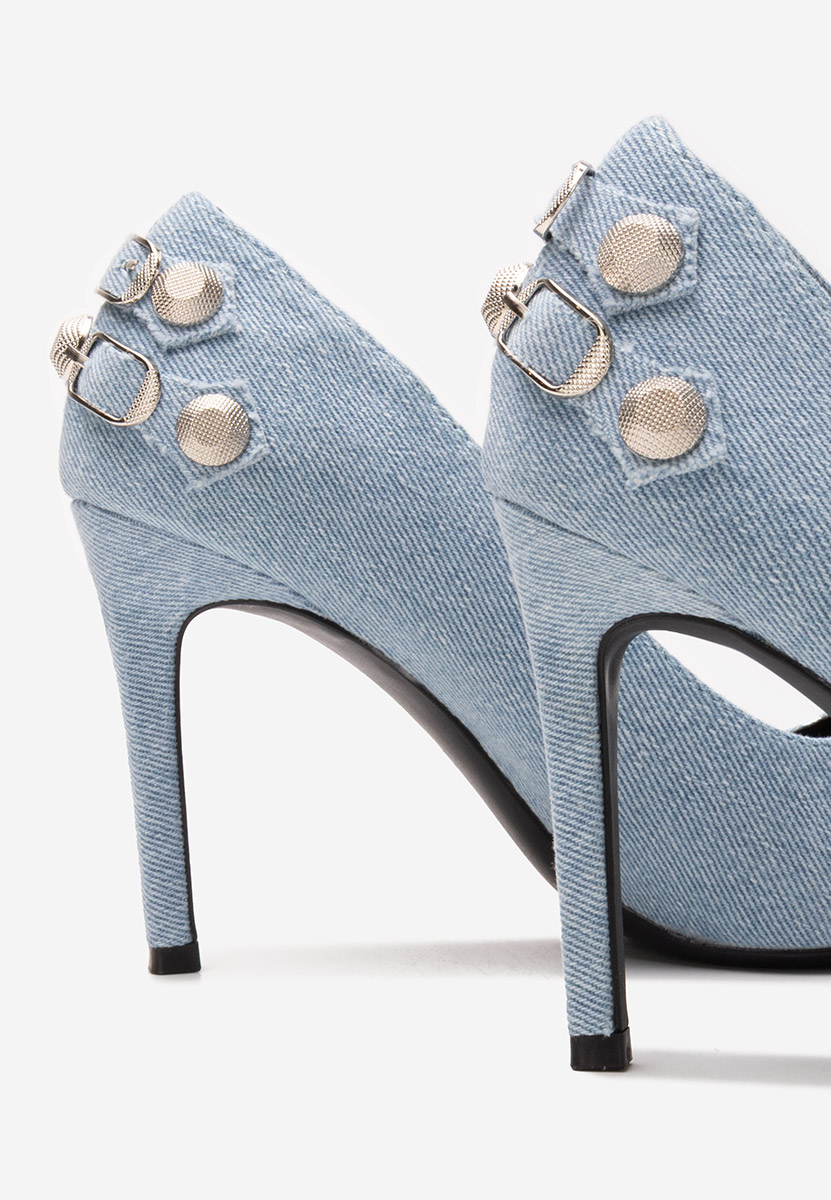 Niebieskie szpilki Supreme