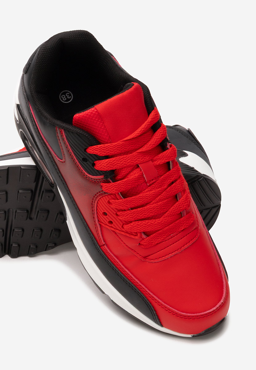 Czerwone sneakersy damskie Novalesa