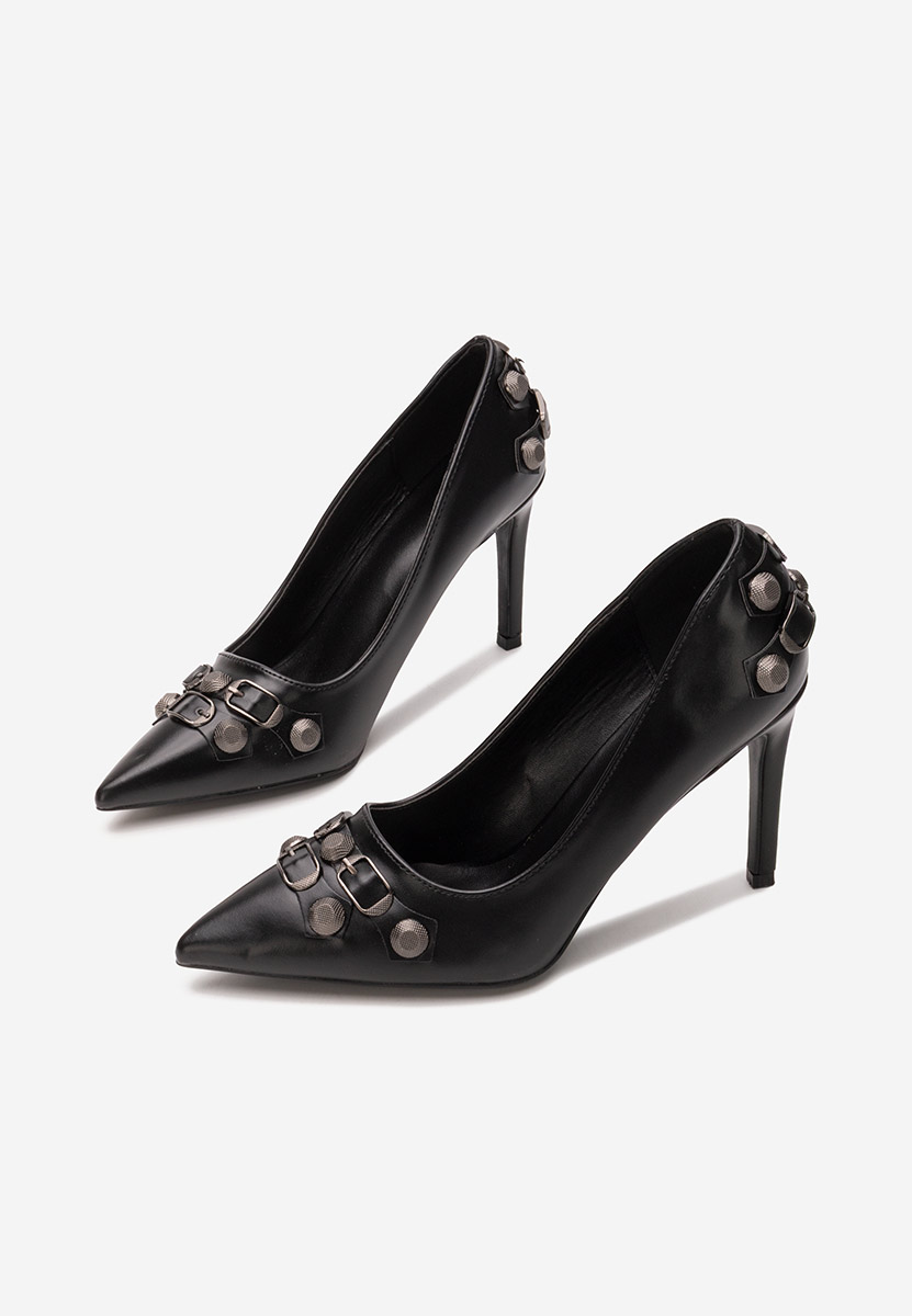 Czarne szpilki Supreme