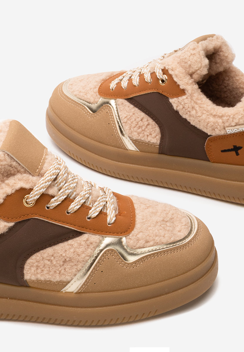 Khaki sneakersy damskie Maisie