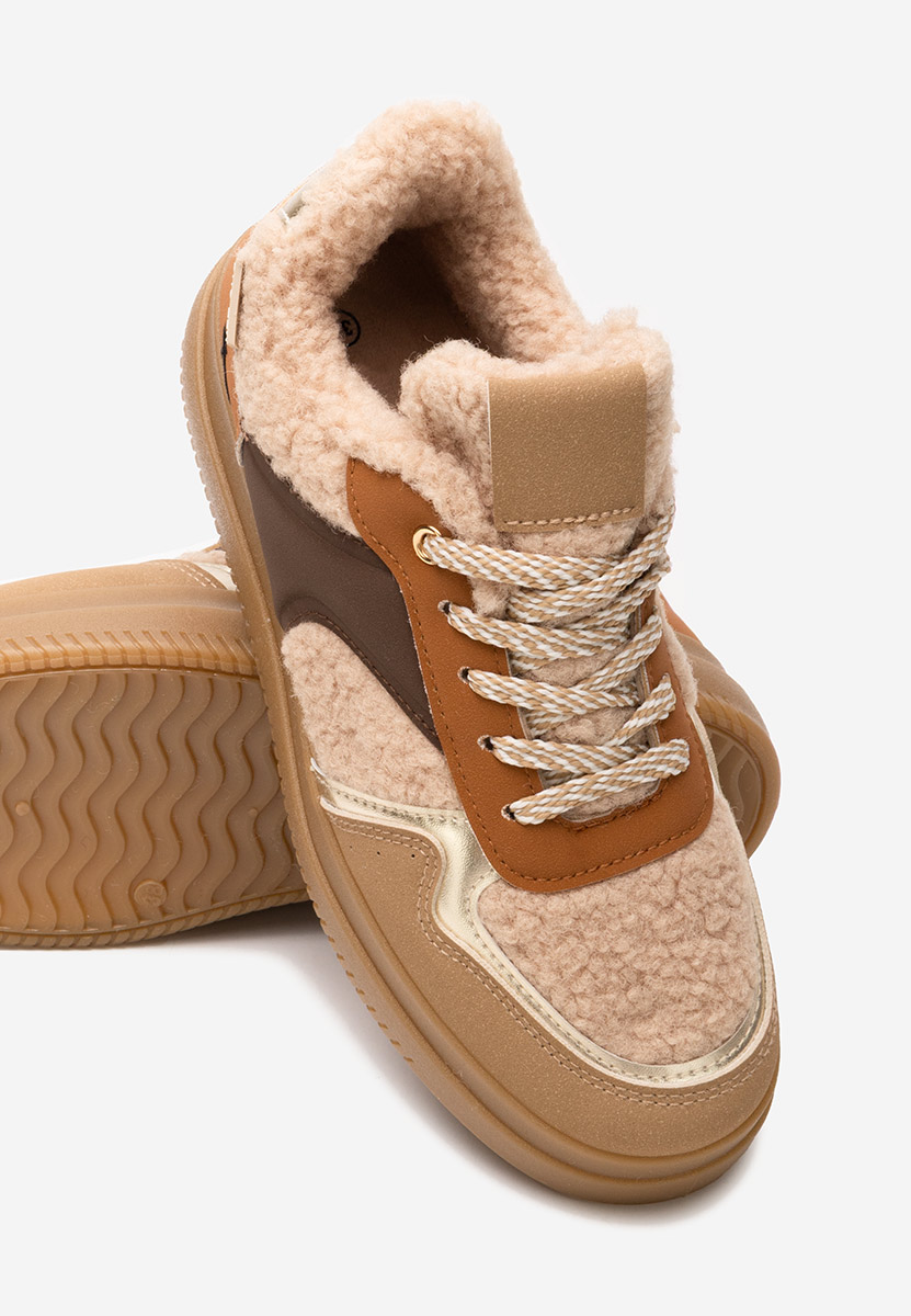 Khaki sneakersy damskie Maisie