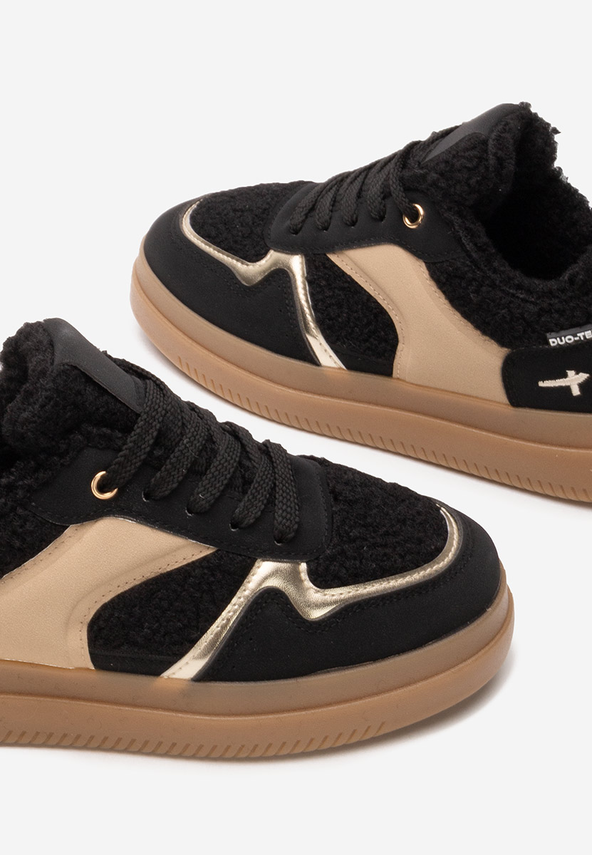 Czarne sneakersy damskie Maisie