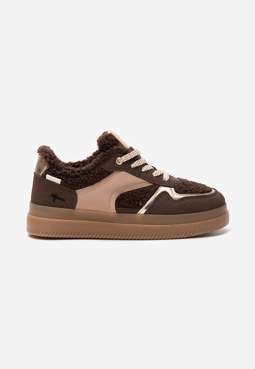 Brązowe sneakersy damskie Maisie