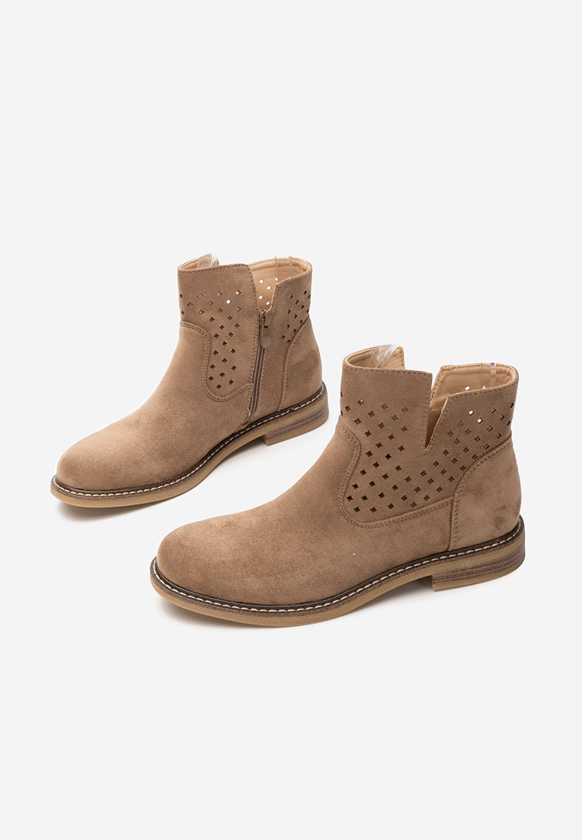 Khaki buty jesienne damskie Ilisha Khaki buty jesienne damskie Ilisha