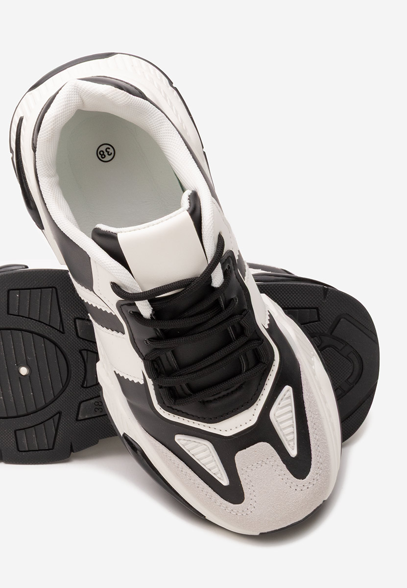 Czarne sneakersy damskie Elna Czarne sneakersy damskie Elna