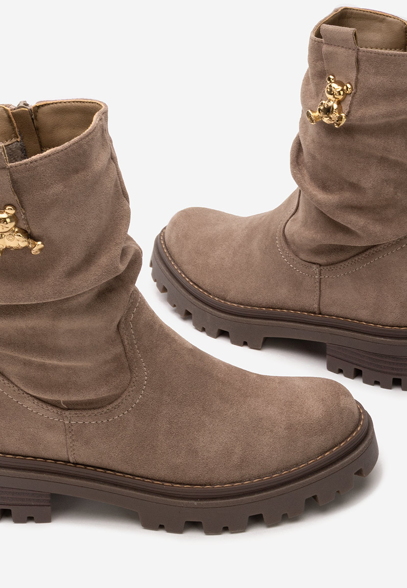 Khaki kozaki damskie Suellen