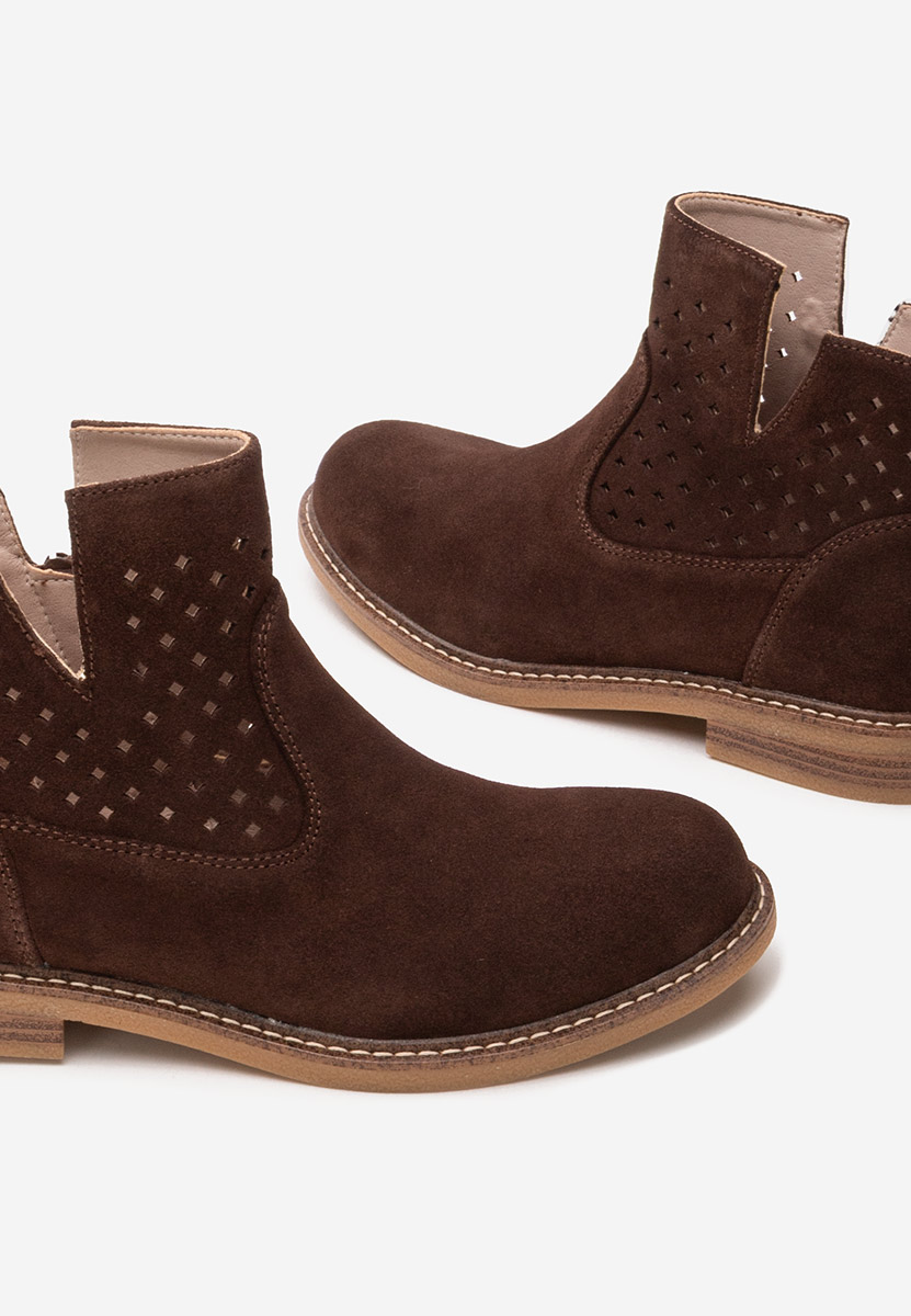 Brązowe buty jesienne damskie Kellia Brązowe buty jesienne damskie Kellia