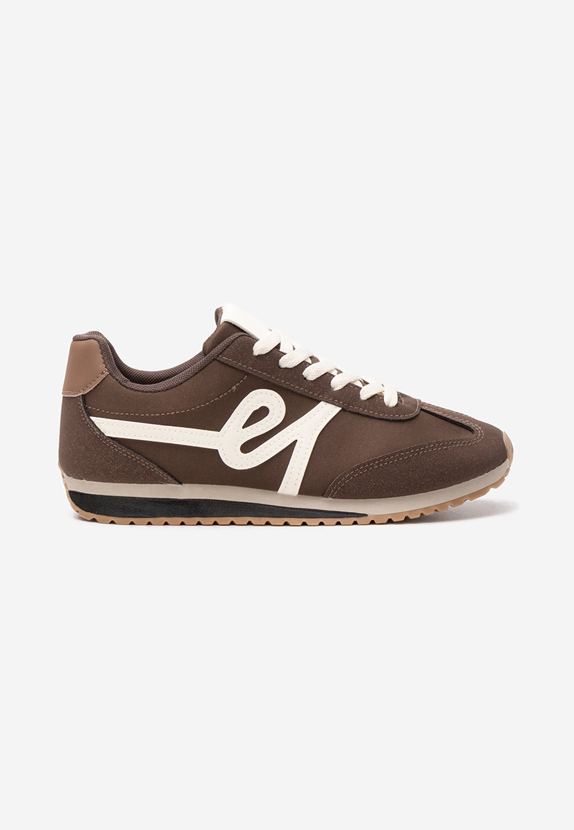 Brązowe sneakersy damskie Trinidad