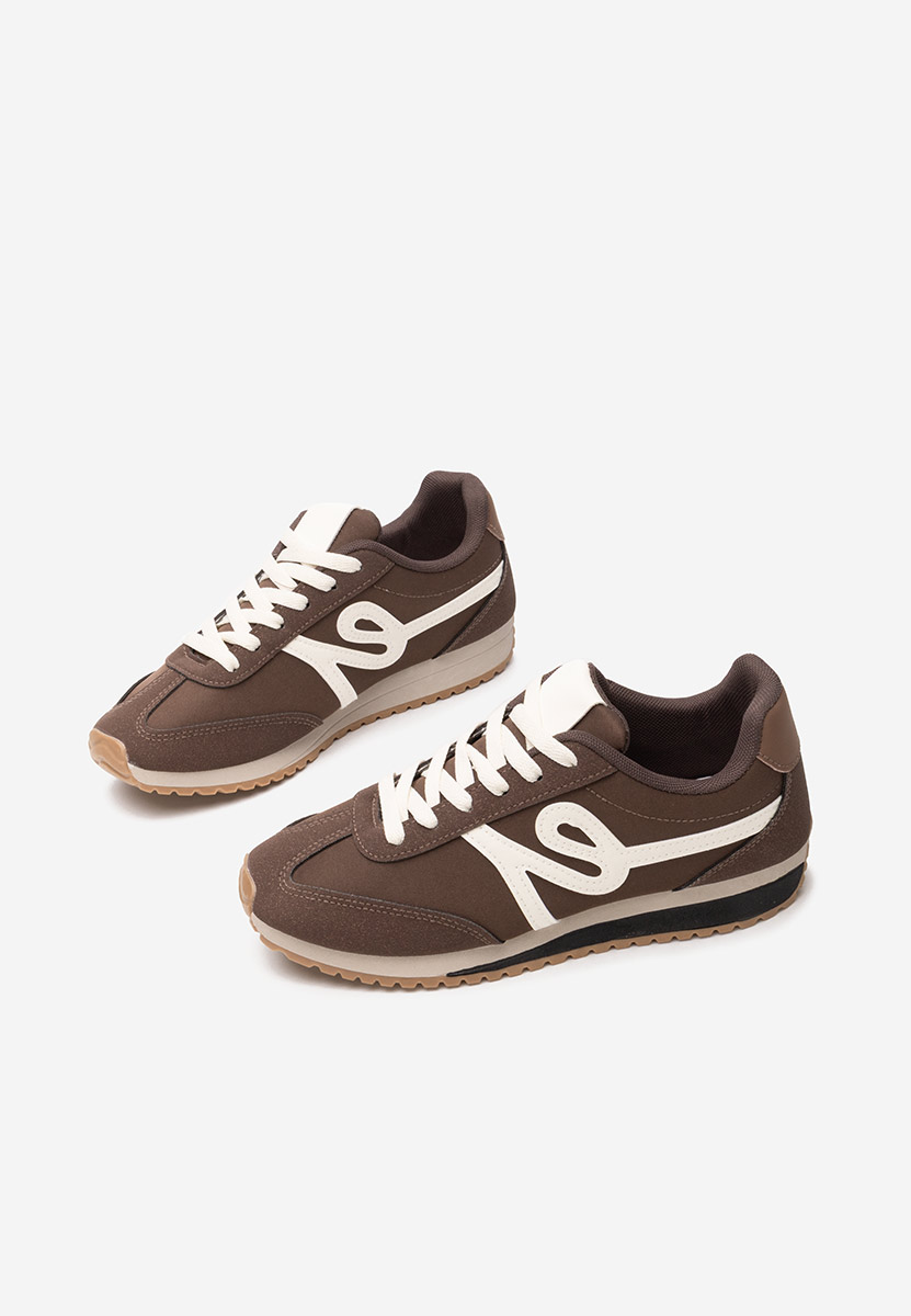 Brązowe sneakersy damskie Trinidad