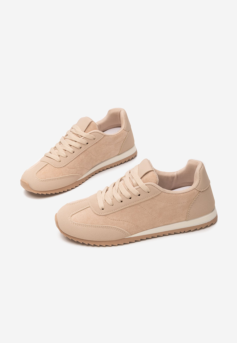 Beżowe sneakersy damskie Crinea