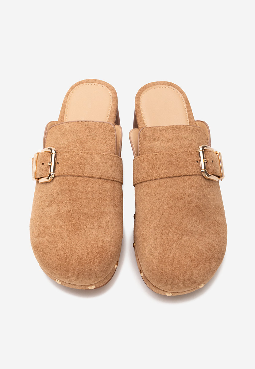 Khaki drewniaki Advika V2
